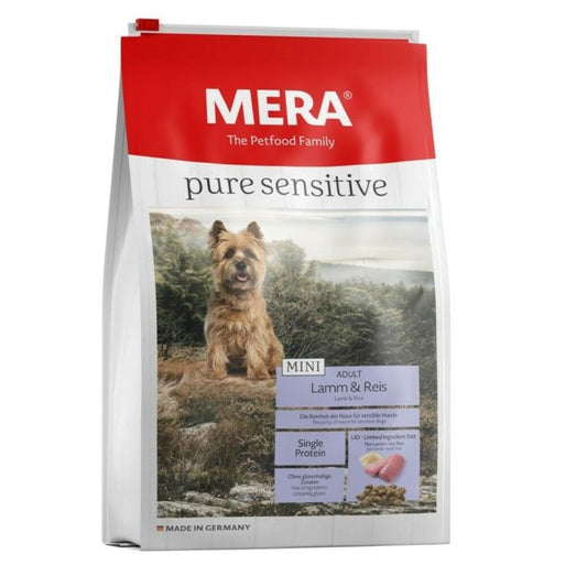 Mera Pure Sensitive Mini Αρνί-Ρύζι ξηρά τροφή σκύλου (4kg)