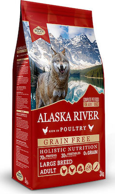 Ξηρά τροφή σκύλου ΧΩΡΙΣ ΣΙΤΗΡΑ Alaska River GRAINFREE