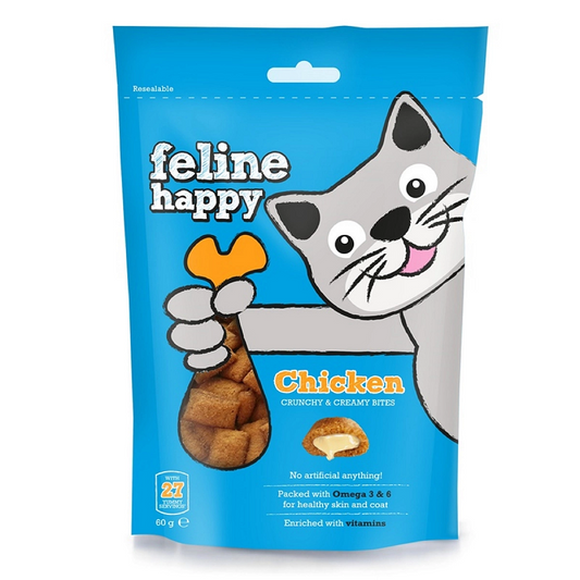Λιχουδιά γάτας Feline Happy (60g)