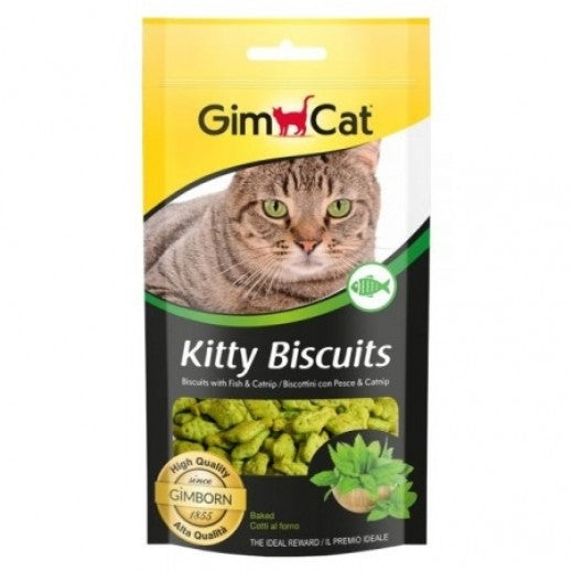 Λιχουδιά γάτας Kitty Biscuits GimCat (40g)