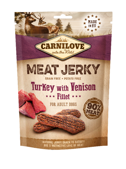 Λιχουδιά σκύλου Carnilove Meat Jerky (100gr)