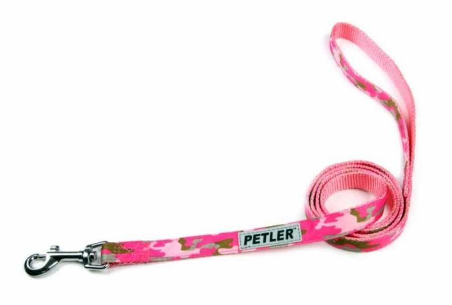 Οδηγός-Λουρί περιπάτου σκύλου Petler Pink Camouflage