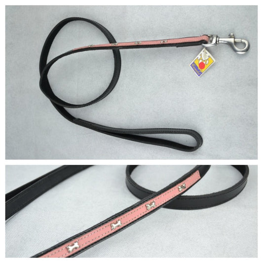 Οδηγός σκύλου Ροζ Δερμάτινος Pet Camelot