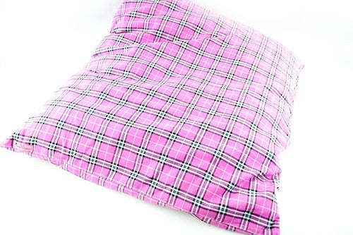 Μαξιλάρα σκύλου-γάτας Checkered Pink Light