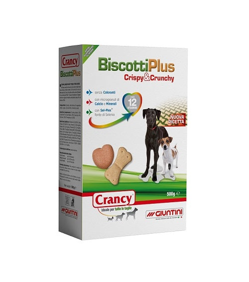 Μπισκότα σκύλου Crancy Biscotti PLUS (500gr)