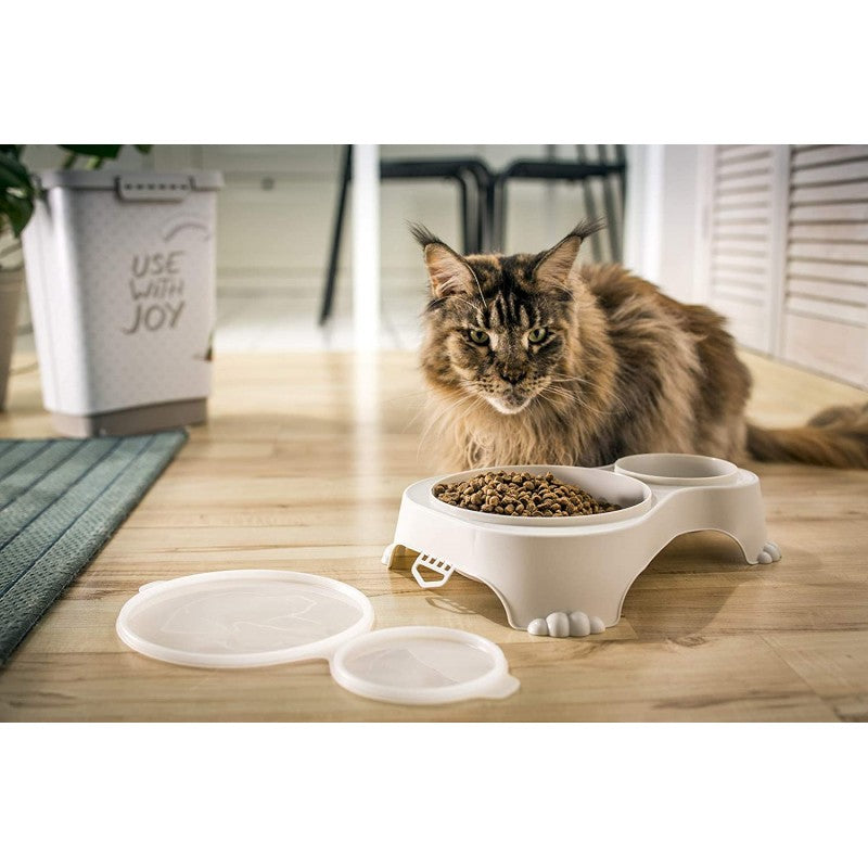 Διπλό μπολ σκύλου γάτας Sally