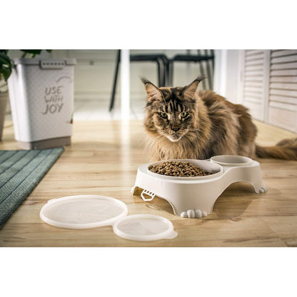 Διπλό μπολ σκύλου γάτας Sally