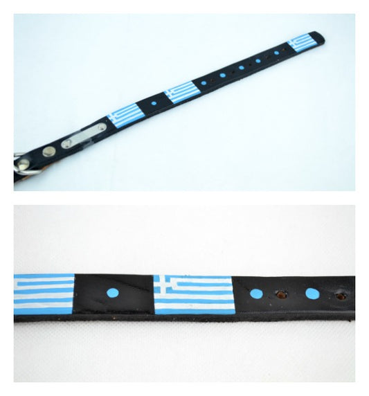 Χειροποίητο Περιλαίμιο σκύλου Hellas