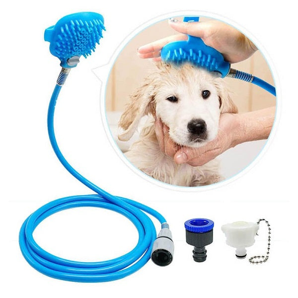 Λάστιχο με βούρτσα καθαρισμού για πλύσιμο σκύλου γάτας Pet Bathing Tool