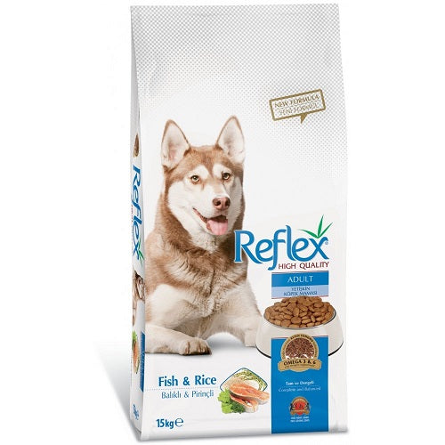 Ξηρά τροφή σκύλου Reflex (15kg) (πολλές γεύσεις)