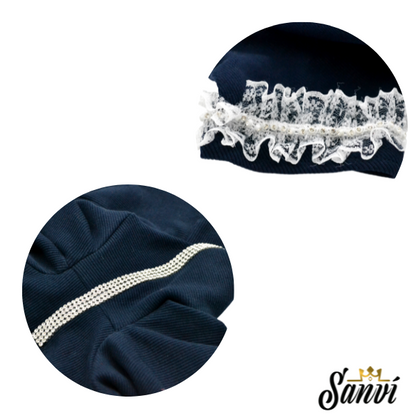 Ρούχο σκύλου ολόσωμο φορμάκι SANVI Lace & Strass