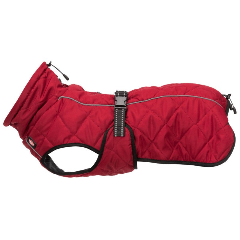 Ρούχο σκύλου παλτό αδιάβροχο CAPITONE RED BLISH
