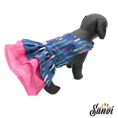 Ρούχο σκύλου φόρεμα SANVI COOL PINK