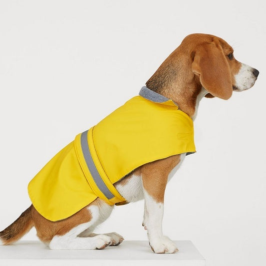 Ρούχο σκύλου αδιάβροχο YELLOW GRAY