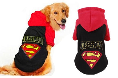 Ρούχο σκύλου φούτερ τύπου SUPERMAN