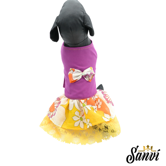 Ρούχο σκύλου φόρεμα HAPPY DAY SANVI