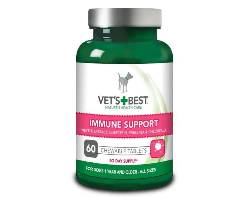 Συμπλήρωμα διατροφής σκύλου για τόνωση του ανοσοποιητικού Vet's Best Immune Support (60caps)