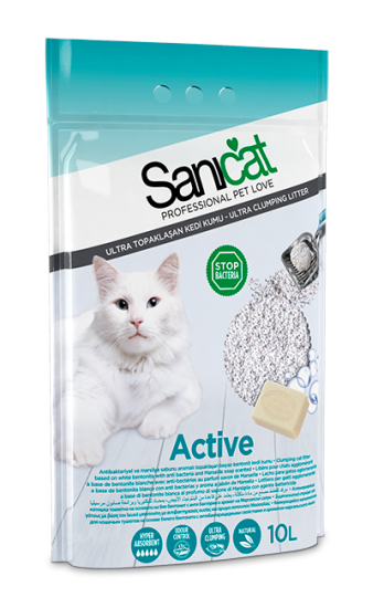 Άμμος Γάτας Sanicat ACTIVE (10L)