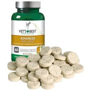 Συμπλήρωμα διατροφής σκύλου για τις αρθρώσεις Vet's Best Advanced Hip & Joint (60caps)