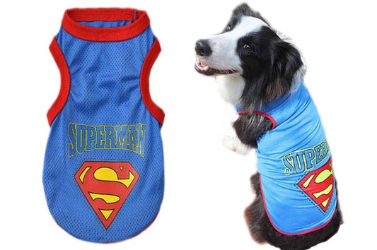 Ρούχο σκύλου τύπου SUPERMAN(πολλά χρώματα)