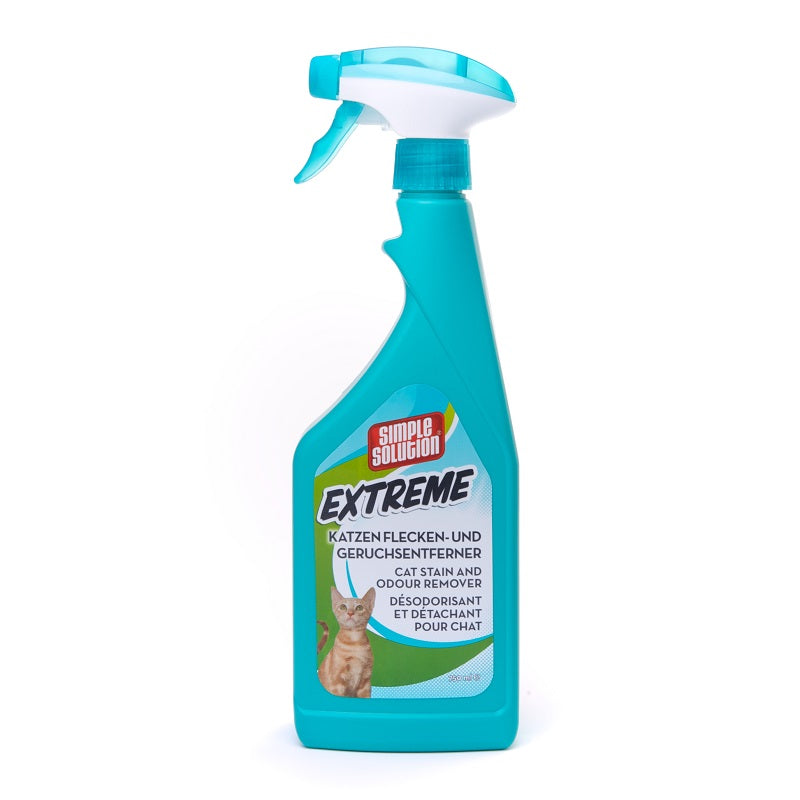 Spray καθαρισμού χώρου σκύλου γάτας Extreme Stain & Odor Remover  CAT Simple Solution (750ml)
