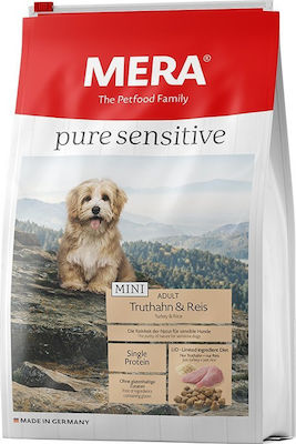 Ξηρά τροφή σκύλου Meradog ΜΙΝΙ ADULT pure Γαλοπούλα-Ρύζι 4kg