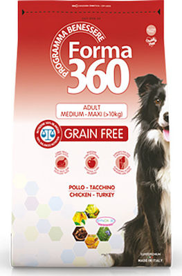 Ξηρά τροφή σκύλου Forma 360 Adult Medium/Maxi (12kg)