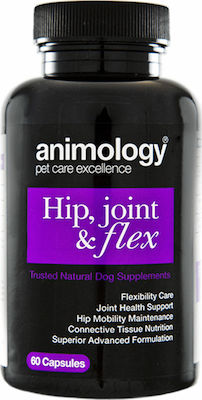 Συμπλήρωμα διατροφής σκύλου για αρθρώσεις Hip,Joint & Flex Animology (60 caps)